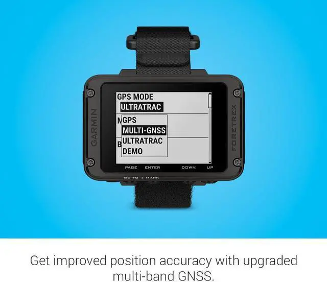 Alt view image 4 of 4 - Garmin Foretrex 801, Wrist-Mounted GPS Navigation, Upgraded Multi-Band GNSS, Longer Battery Life