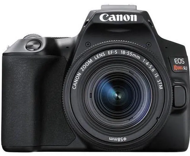 Alt view image 2 of 20 - Canon EOS Rebel SL3 DSLR Camera with 18-55mm Lens - Black