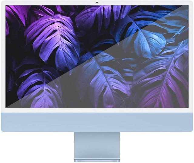 8GB (24-inch, chip RAM, 8-Core Refurbished: GPU, 1TB) Blue M1 Apple with 8-Core - and Apple CPU iMac