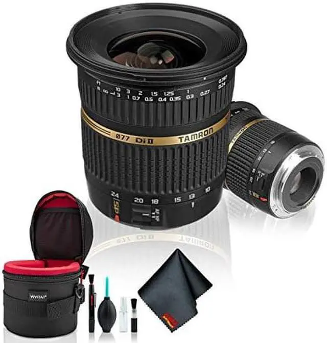 Alt view image 4 of 4 - Tamron SP AF 10-24mm f / 3.5-4.5 DI II Zoom Lens for Canon DSLR Cameras - Deluxe Bundle
