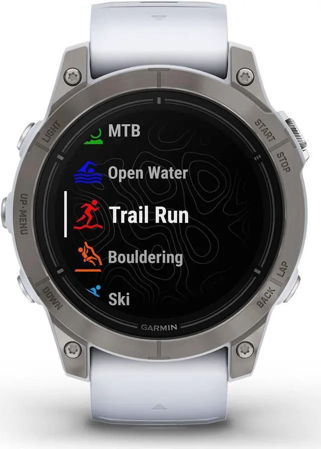 Alt view image 2 of 4 - Garmin epix Pro (Gen 2) – Sapphire Edition, Titanium with Whitestone Band | Smart Watch 010-02803-20