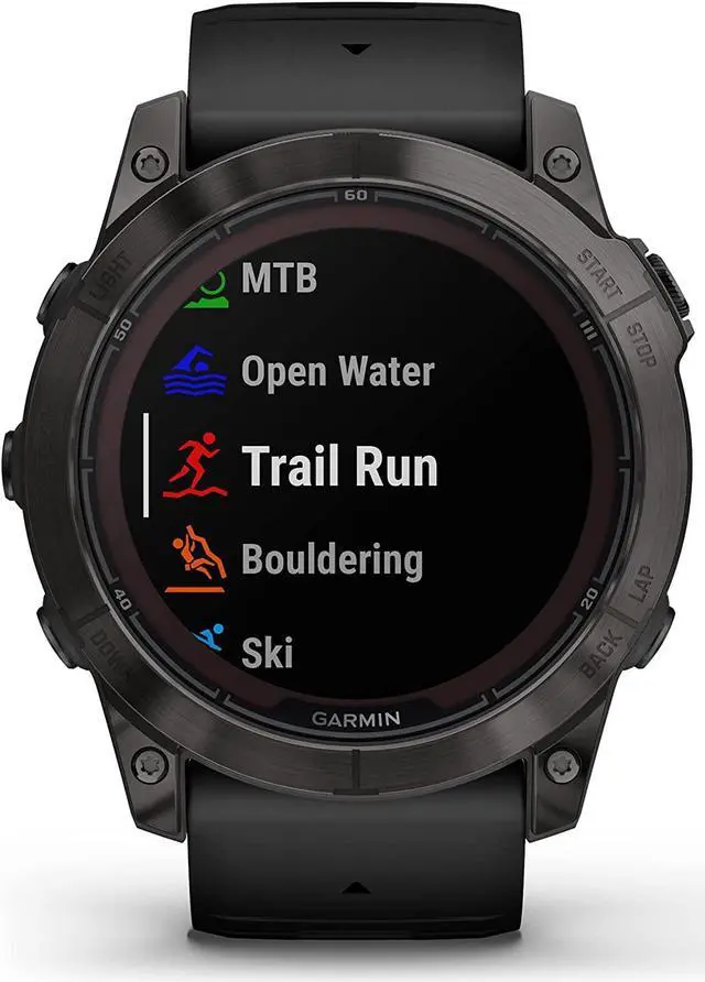 Alt view image 3 of 4 - Garmin fenix 7 Pro Solar Sapphire Carbon Gray Titanium Black with Accessories