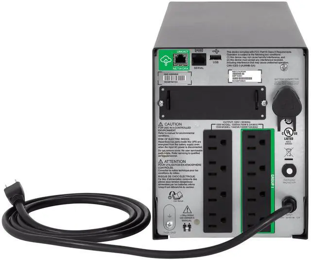 Alt view image 9 of 11 - APC by Schneider Electric Smart-UPS 1500VA (SMT1500C) LCD 120V with SmartConnect