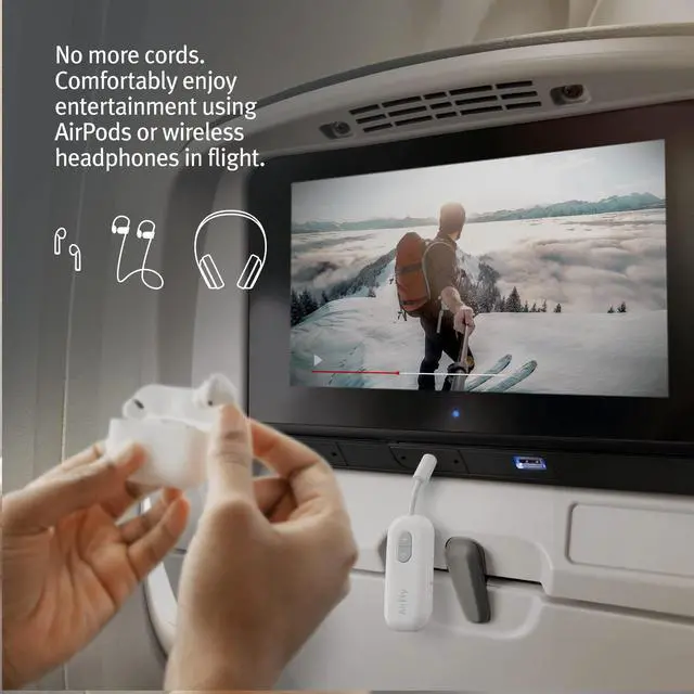 Alt view image 4 of 6 - Twelve South AirFly SE, Bluetooth Wireless Audio Transmitter