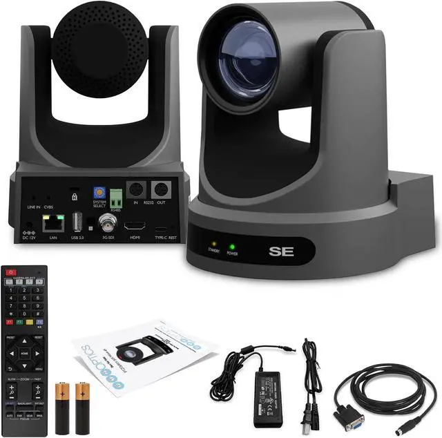 Main image of PTZOptics Move SE PTZ Camera with 12x Optical Zoom (Gray) (PT12X-SE-GY-G3)