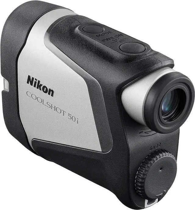 Alt view image 2 of 19 - Nikon CoolShot 50i Golf Laser Rangefinder (6x22) (Black/Grey)