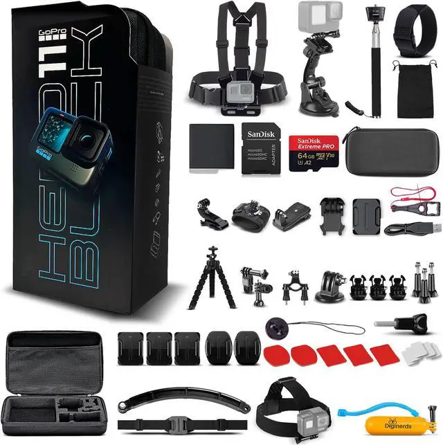 Main image of GoPro HERO11 - Waterproof Action Camera + 64GB Card and 50 Piece Accessory Kit