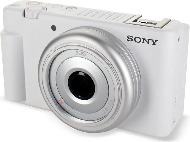 Alt view image 20 of 20 - Sony ZV-1F Vlog Camera for Content Creators and Vloggers (White)