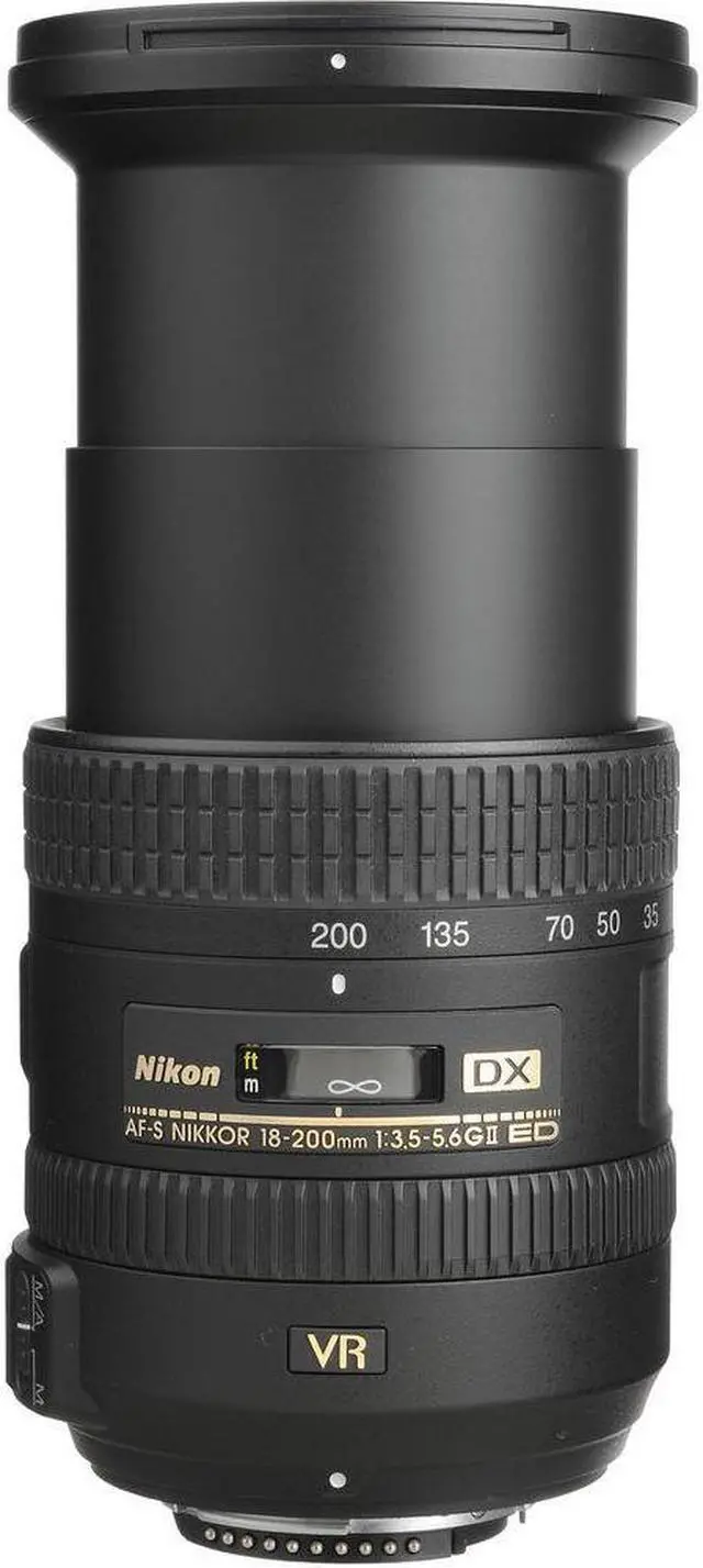 Alt view image 4 of 4 - Nikon AF-S DX 18-200mm f/3.5-5.6G VR II Lens (2192) Intl Model Bundle