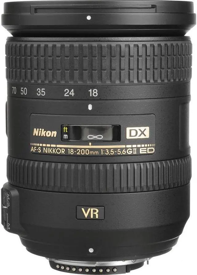 Alt view image 3 of 4 - Nikon AF-S DX 18-200mm f/3.5-5.6G VR II Lens (2192) Intl Model Bundle