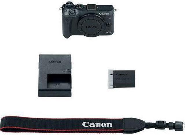 Canon EOS M6 Mirrorless Digital Camera (Body Only, Black) ( Intl