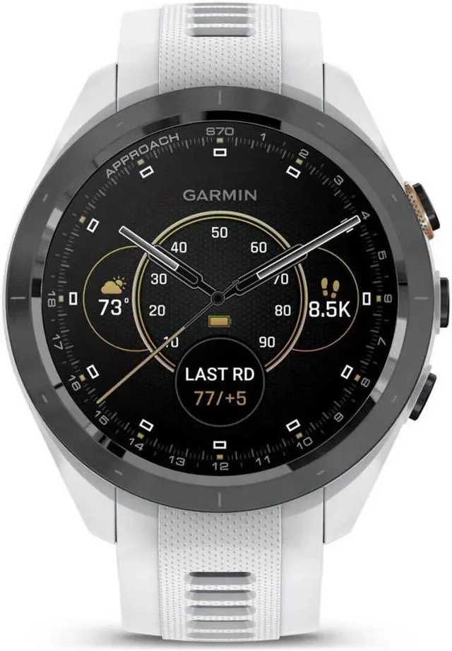Alt view image 4 of 4 - Garmin Approach S70 42MM Fitness Tracker Watch GPS Golf Smartwatch For Men-White