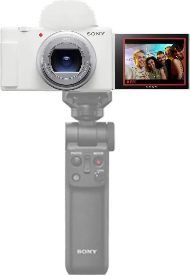 Alt view image 2 of 19 - Sony ZV-1 II Vlog Camera for Content Creators and Vloggers (White)