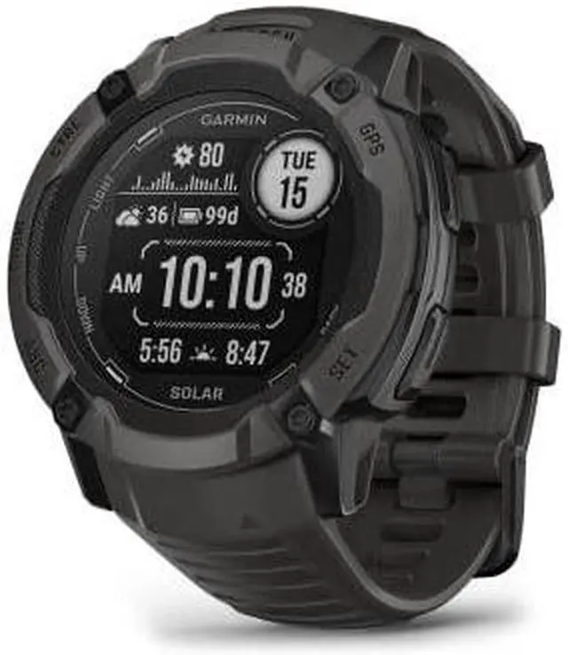 Main image of Garmin Instinct 2X, Solar, Graphite | GPS Smart Watch 010-02805-10