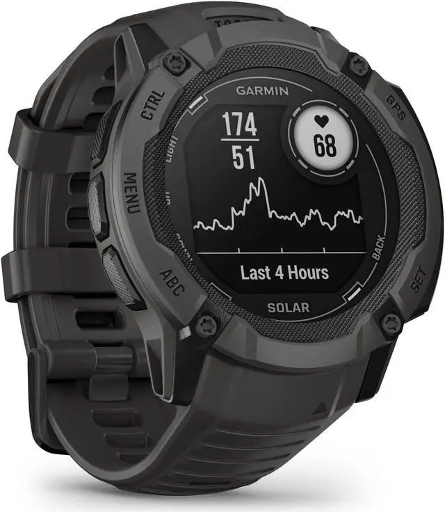Alt view image 3 of 4 - Garmin Instinct 2X, Solar, Graphite | GPS Smart Watch 010-02805-10