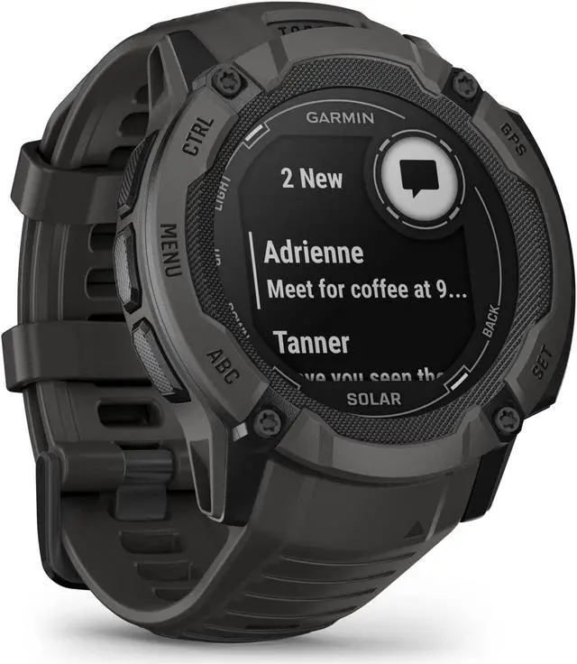 Alt view image 4 of 4 - Garmin Instinct 2X, Solar, Graphite | GPS Smart Watch 010-02805-10