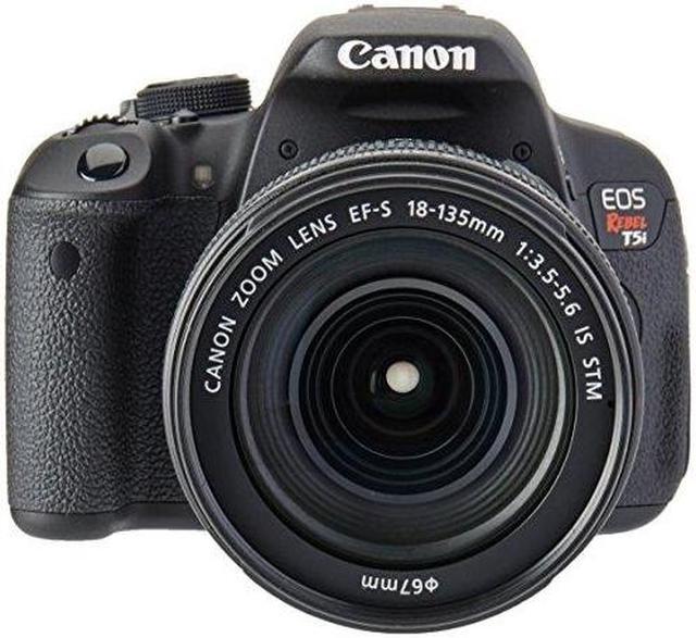 Alt view image 2 of 4 - Canon EOS Rebel T5i 18-135mm IS STM Digital SLR Camera Kit (Black)