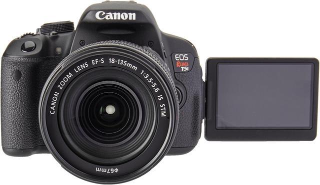Alt view image 3 of 4 - Canon EOS Rebel T5i 18-135mm IS STM Digital SLR Camera Kit (Black)