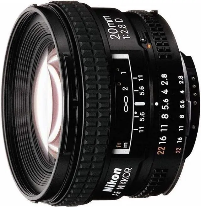 Alt view image 3 of 4 - Nikon AF 20mm f/2.8D Wide-Angle Prime Lens (1913) Intl Model Bundle