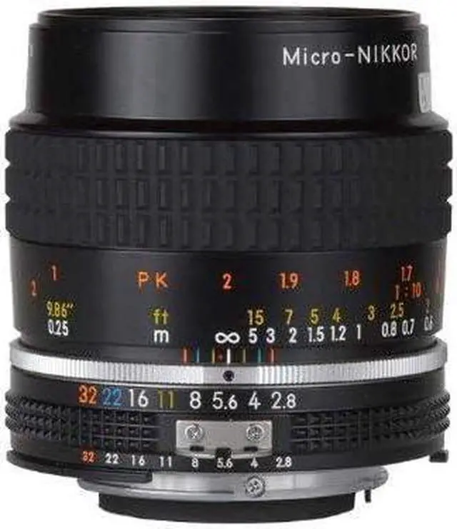 Alt view image 2 of 2 - Nikon 55mm f/2.8 Micro Nikkor Lens AIS