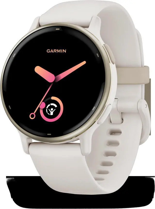 Alt view image 2 of 4 - Garmin Vivoactive 5 Fitness Tracker Smart Watch For Men & Women - Ivory Case