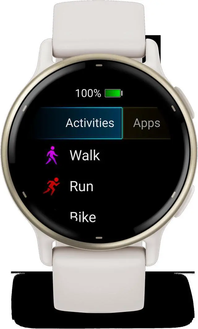 Alt view image 4 of 4 - Garmin Vivoactive 5 Fitness Tracker Smart Watch For Men & Women - Ivory Case