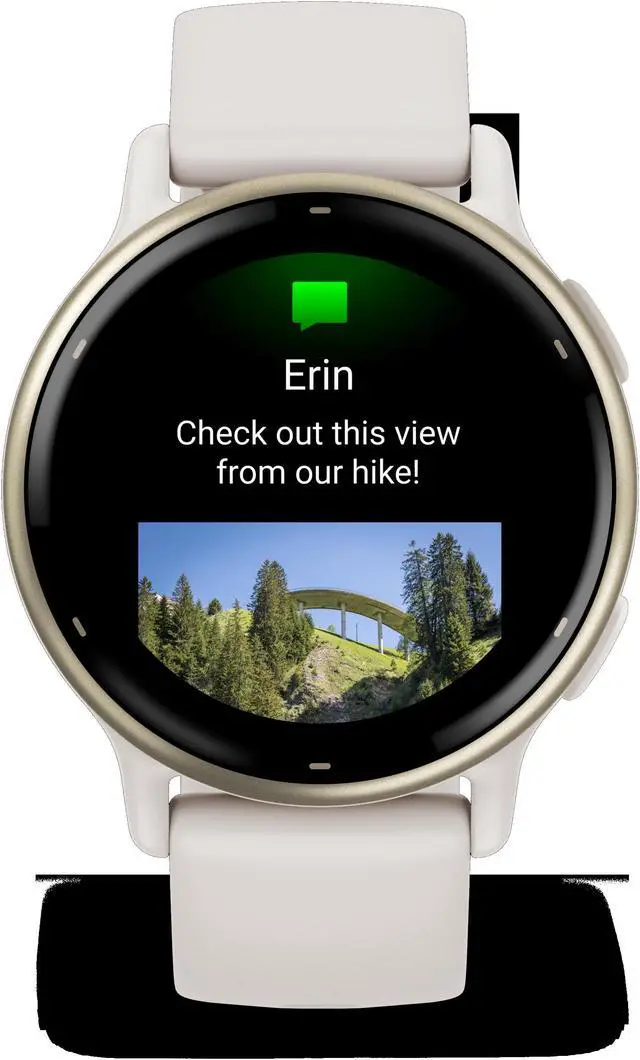 Alt view image 3 of 4 - Garmin Vivoactive 5 Fitness Tracker Smart Watch For Men & Women - Ivory Case