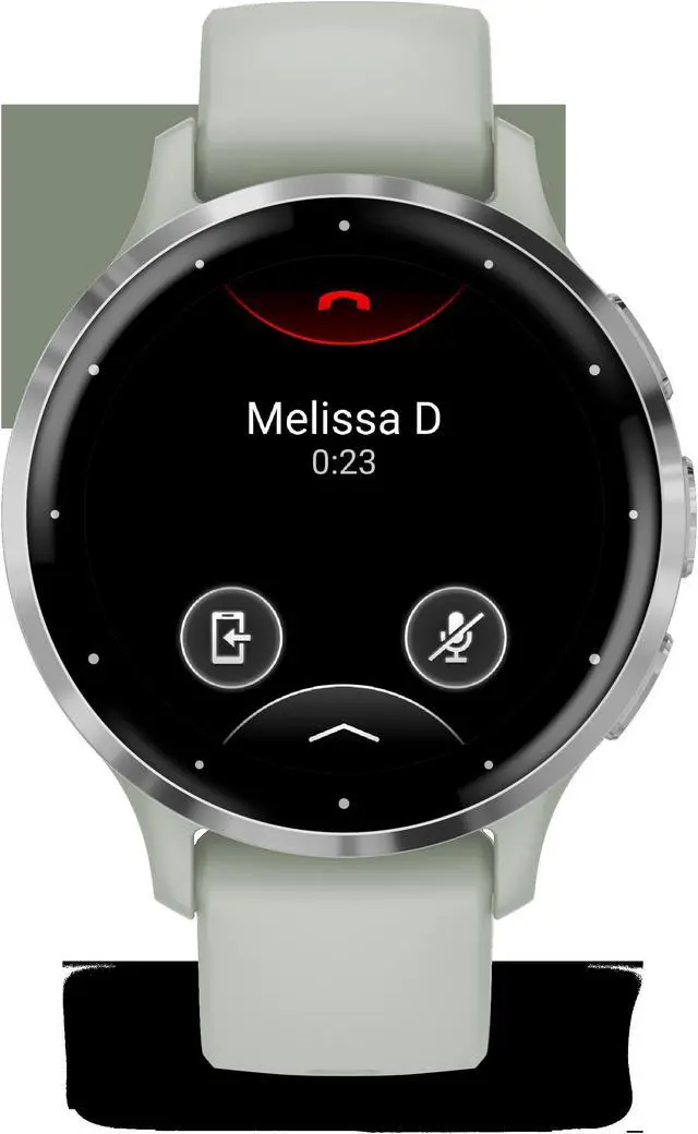 Alt view image 3 of 4 - Garmin Venu 3S Advanced Fitness And Health Tracker Smart Watch - Sage Gray Case