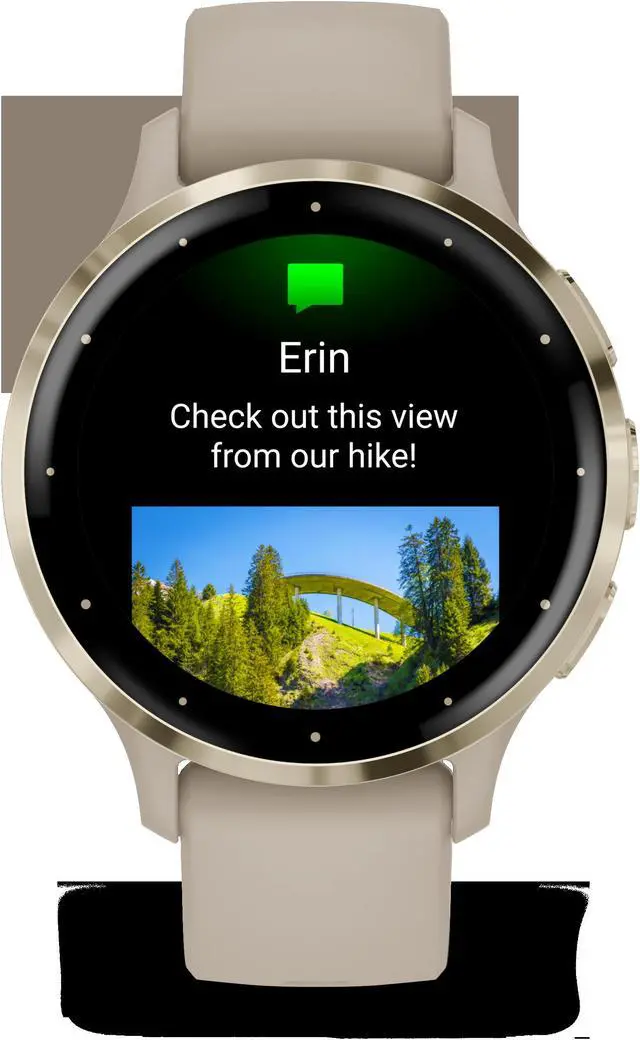 Alt view image 3 of 3 - Garmin Venu 3S Advanced Fitness And Health Tracker Smart Watch - French Gray Case