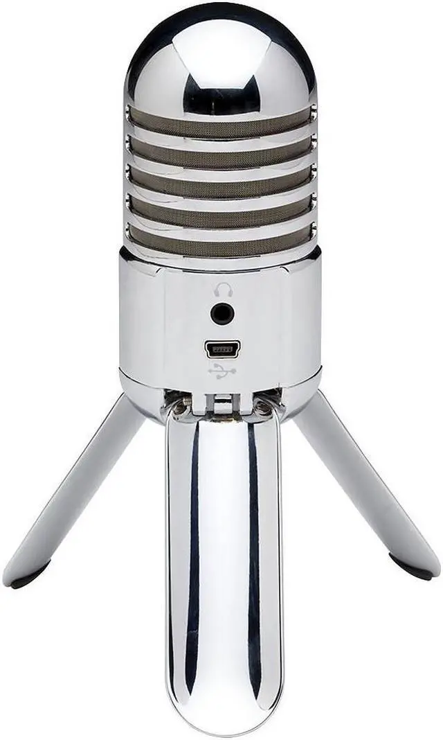 Alt view image 3 of 4 - Samson Meteor Mic USB Studio Condenser Microphone (Chrome)