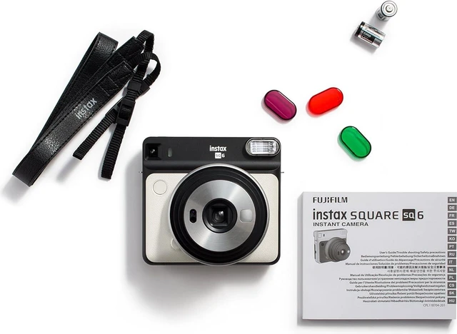 Alt view image 4 of 4 - Fujifilm Instax Square SQ6 - Instant Film Camera - Blush Gold - Bundle