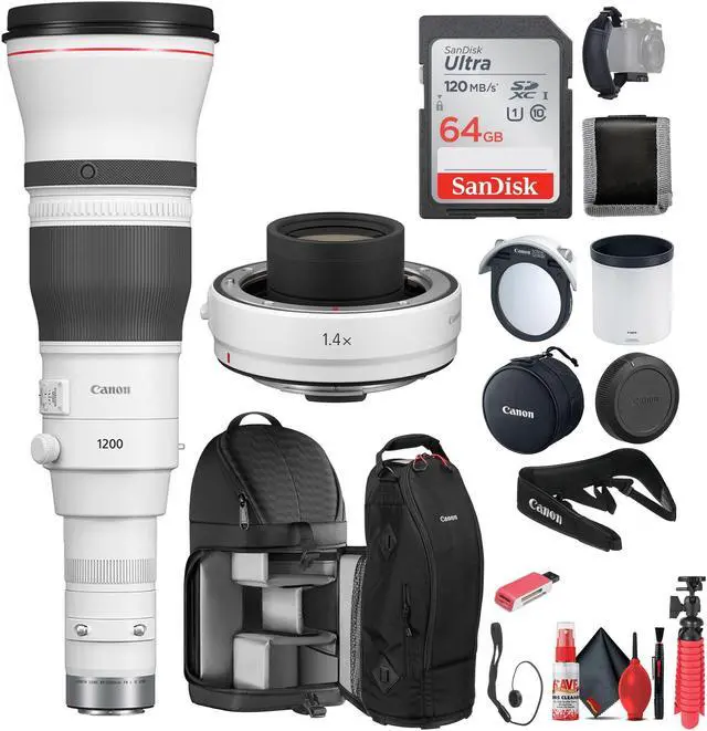 Main image of Canon RF 1200mm f/8 L IS USM Lens (5056C002) + Canon Extender RF 1.4x -  Bundle