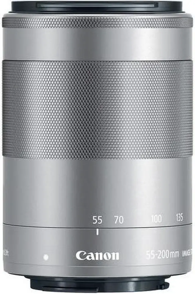 Alt view image 3 of 4 - Canon EF-M 55-200mm f/4.5-6.3 IS STM Lens (Silver) (1122C002) + 64GB Card  - Bundle