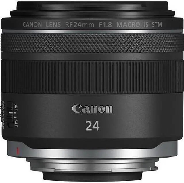 Alt view image 2 of 4 - Canon RF 24mm f/1.8 Macro IS STM Lens (5668C002) + 64GB Memory Card - Bundle