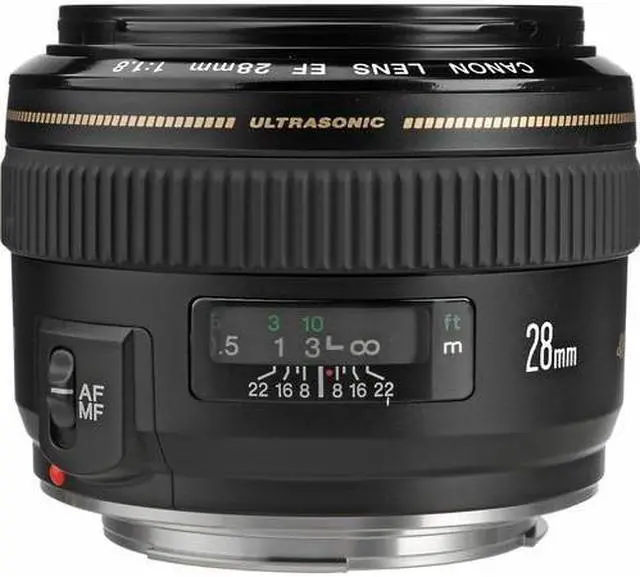 Alt view image 3 of 4 - Canon EF 28mm f/1.8 USM Lens (2510A003) + Filter Kit + Cap Keeper - Bundle