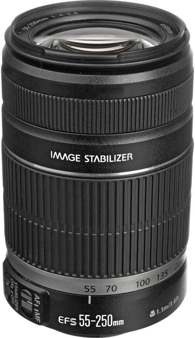 Alt view image 2 of 4 - Canon EF-S 55-250mm f/4-5.6 IS II Lens (5123B006) + 64GB Memory Card - Bundle