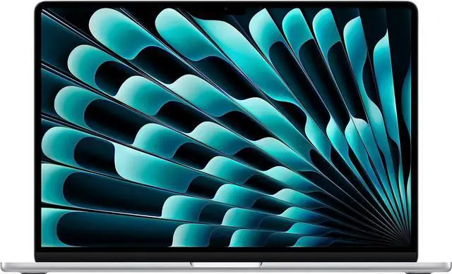 Main image of Apple 2023 MacBook Air Laptop with M2 chip: 15.3-inch Liquid Retina Display, 8GB Unified Memory, 256GB SSD Storage, 1080p FaceTime HD Camera, Touch ID. Works with iPhone/iPad; Silver
