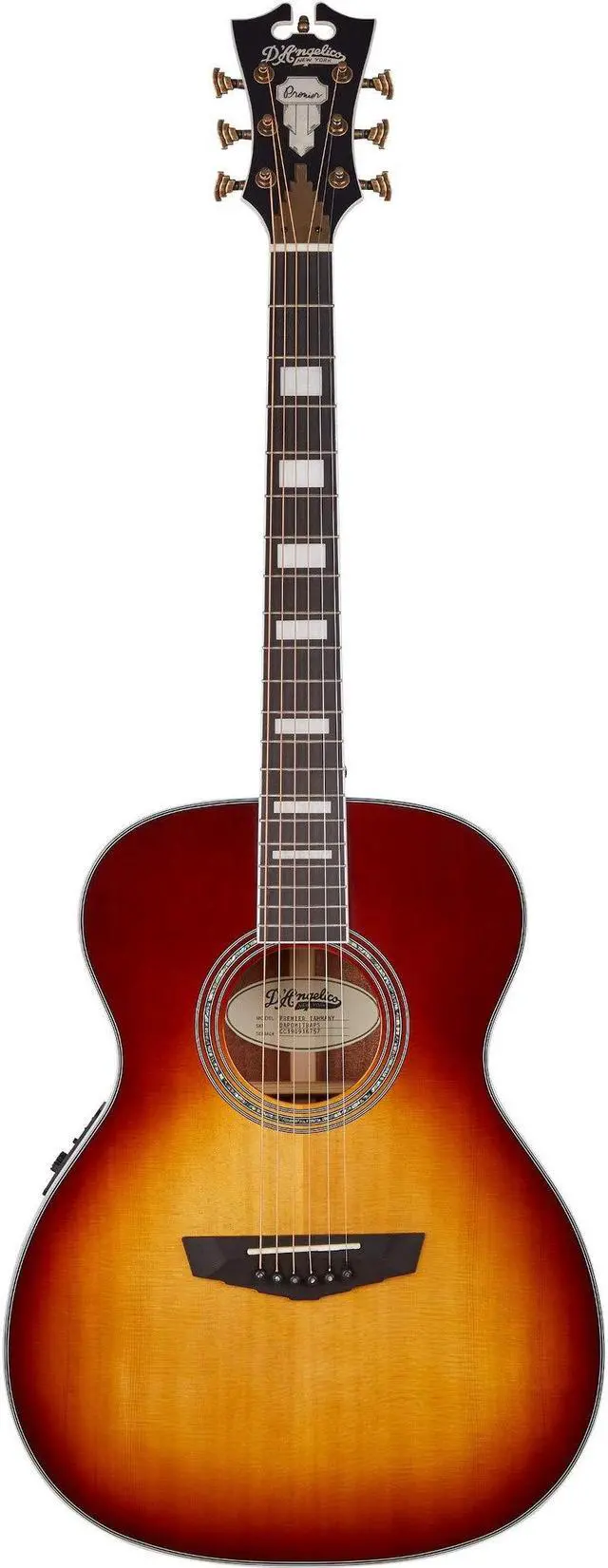 Main image of D'Angelico Electro Acoustic 6 String Guitar, Right, Iced Tea Burst (DAPOMITBAPS)