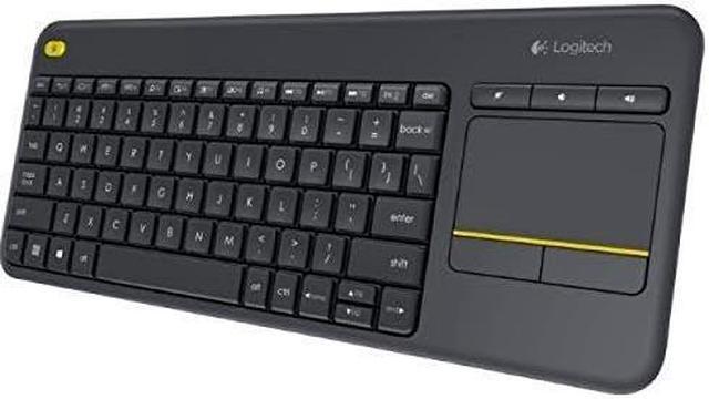 Alt view image 19 of 20 - Logitech K400 Plus Wireless Touch HTPC Keyboard for PC Connected TVs