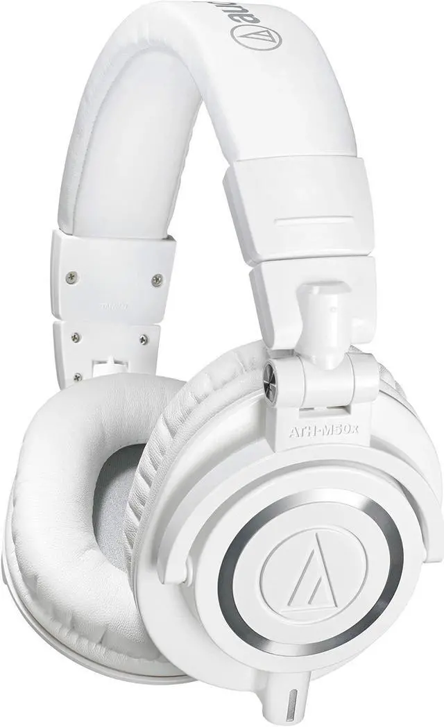 Alt view image 17 of 20 - Audio Technica ATH-M50x Closed-Back Monitoring Headphones (White)