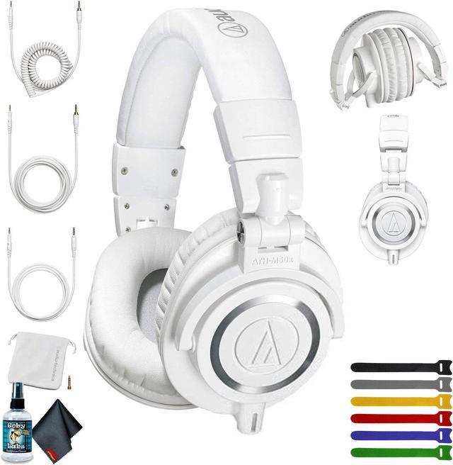 AUDIO TECHNICA ATH-M50XWH PROFESSIONAL MONITOR HEADPHONES (WHITE)