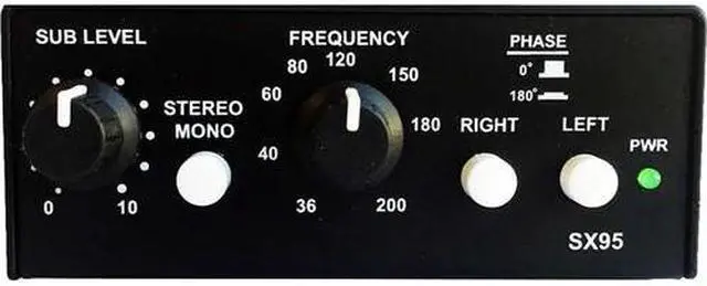 Alt view image 3 of 4 - ROLLS SX95 Stereo Subwoofer Crossover/Filter, 12V Auxiliary Power Outlet Bundle