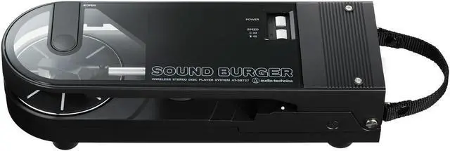 Alt view image 2 of 4 - Audio-Technica AT-SB727 Sound Burger Portable Bluetooth Turntable, Black