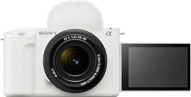 Alt view image 14 of 20 - Sony ZV-E1 Mirrorless Camera with 28-60mm Lens (White)
