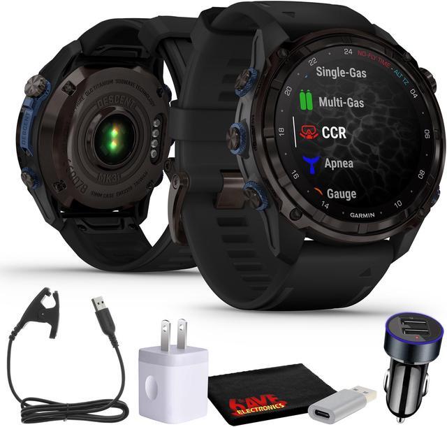 Main image of Garmin Descent Mk3i, Dive Computer and Multisport GPS Smartwatch, Black- Bundle