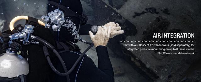 Alt view image 4 of 4 - Garmin Descent Mk3i, Dive Computer and Multisport GPS Smartwatch, Black- Bundle