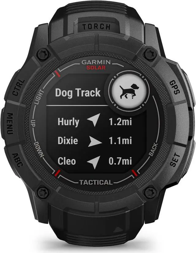 Alt view image 3 of 4 - Garmin Instinct 2X Solar - Tactical Edition Rugged GPS Smartwatch (Black) Bundle