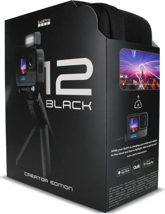 Alt view image 2 of 4 - GoPro HERO12 Creator Edition - Action Camera + 64GB + 50 Piece Kit + 2 Batteries