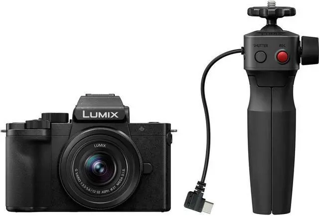 Alt view image 2 of 4 - Panasonic Lumix G100D 4K Mirrorless Camera with Tripod Vlogging Kit Bundle