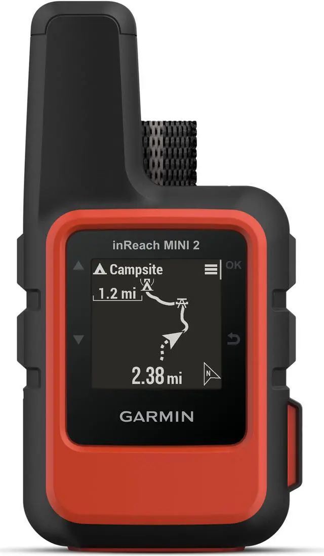 Alt view image 3 of 4 - Garmin inReach Mini 2 Satellite Communicator Handheld for Hiking Bundle - Red